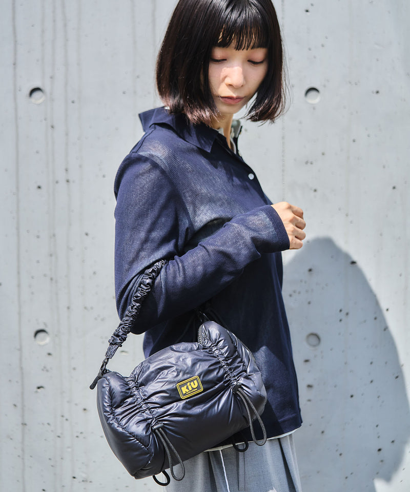 Puffy gather handle bag K002