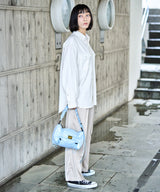 Puffy gather handle bag K002