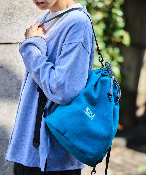 Fleece drawstring bag M002