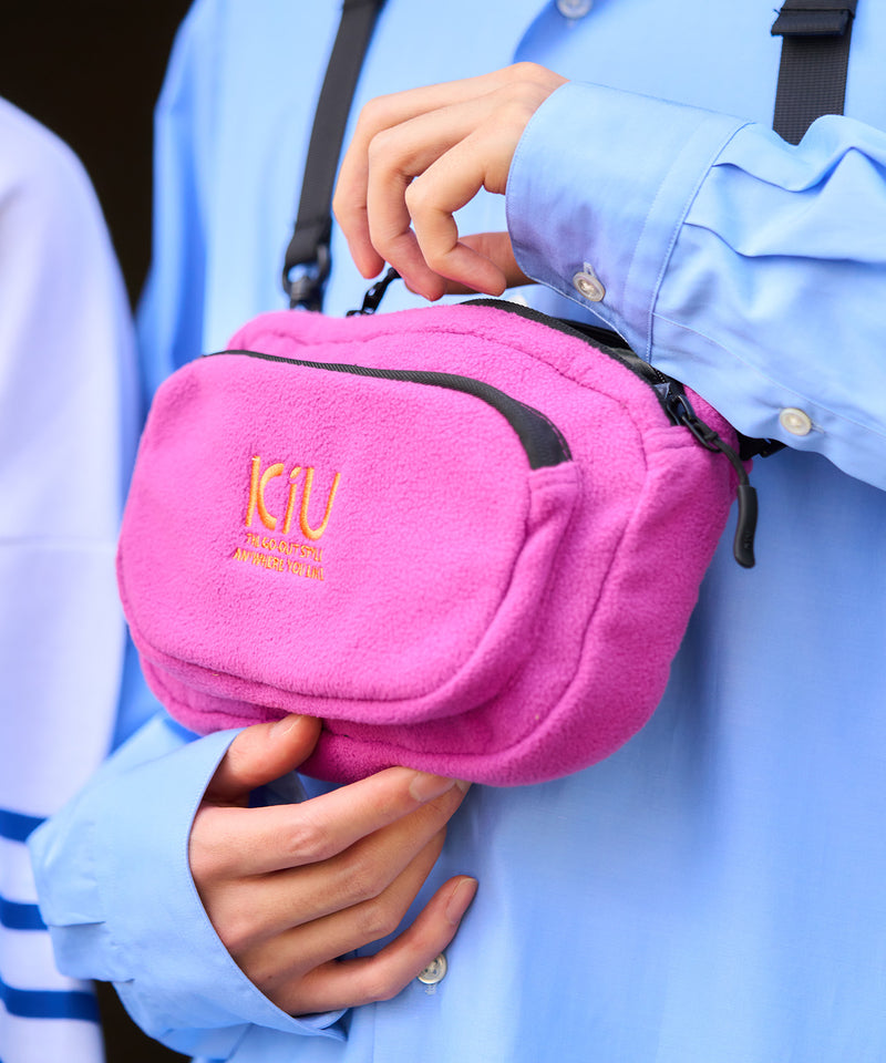 Fleece mini shoulder bag M001