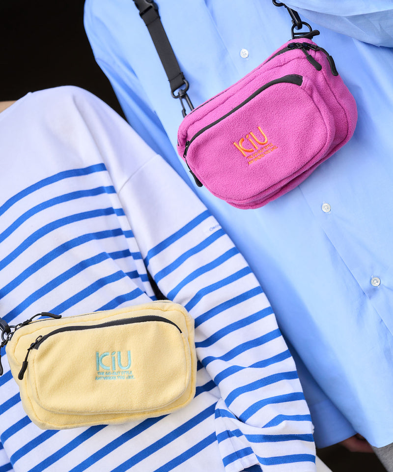 Fleece mini shoulder bag M001
