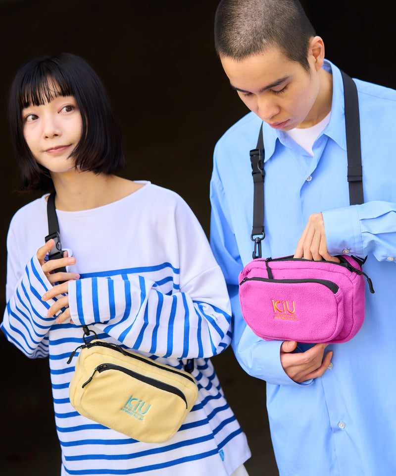 Fleece mini shoulder bag M001