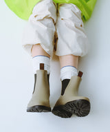 【新生活応援対象】ツートーンサイドゴアレインブーツ K514