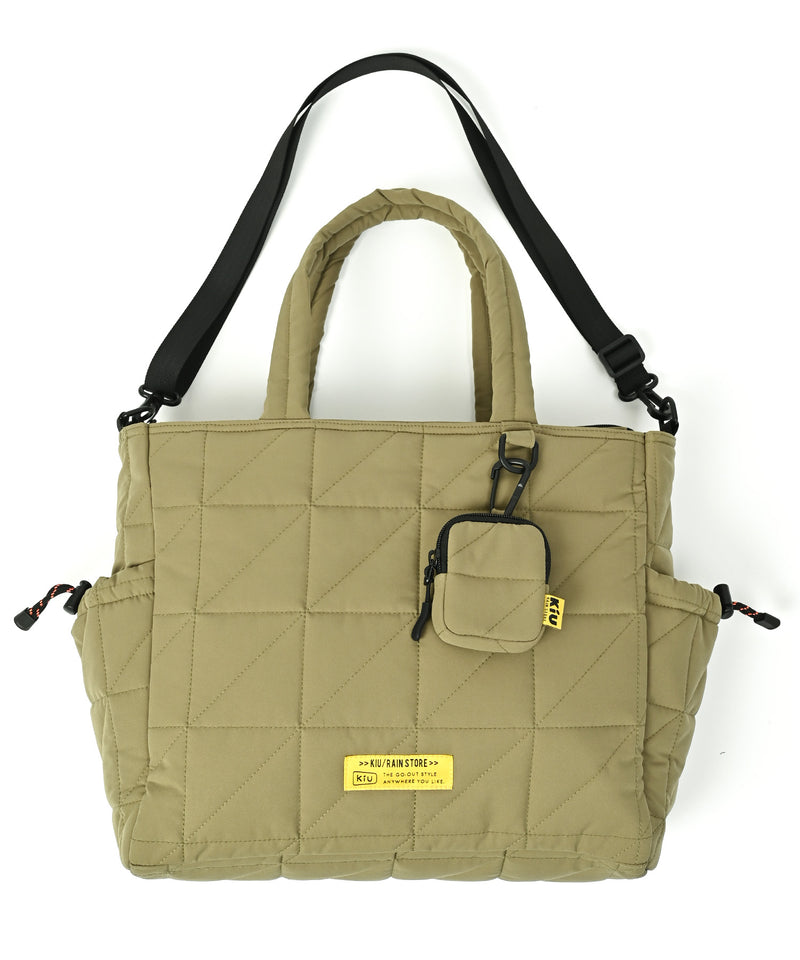 Square padded multi-purpose tote bag S003