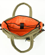 Square padded multi-purpose tote bag S003