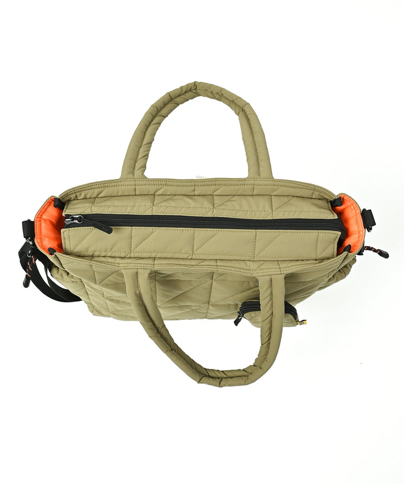 Square padded multi-purpose tote bag S003
