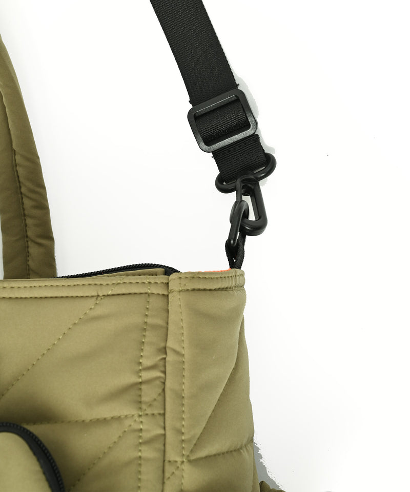 Square padded multi-purpose tote bag S003