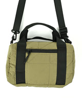 Square padded mini boston bag S002