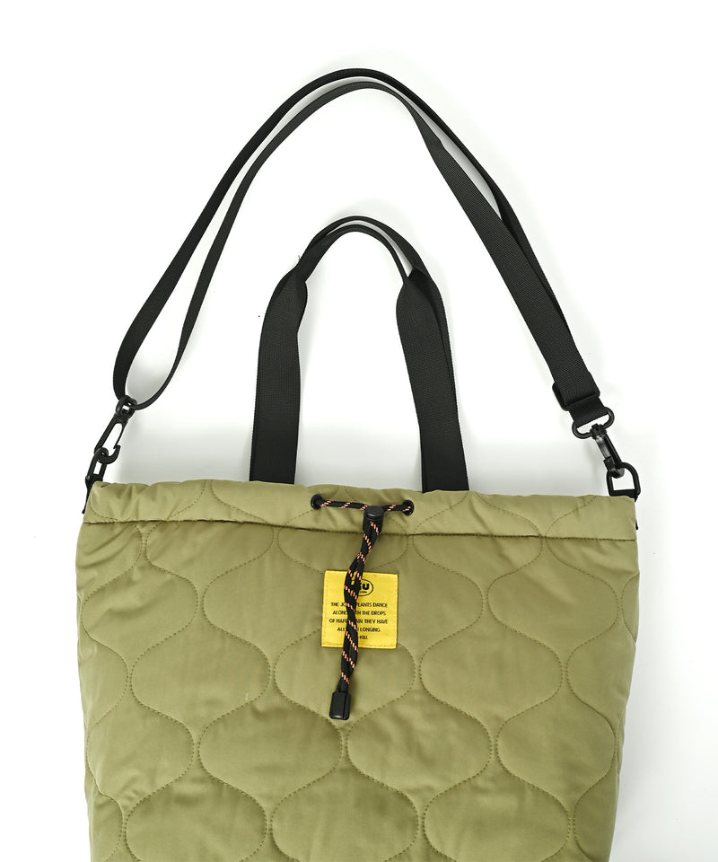 Padded drawstring tote bag S001