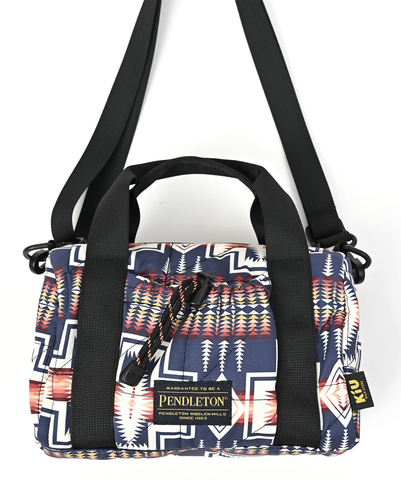 Pendleton_Square padded mini boston bag S009