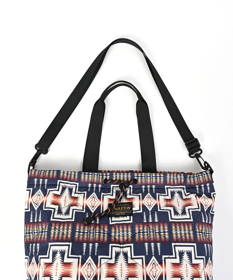 Pendleton_Padded drawstring tote bag S008
