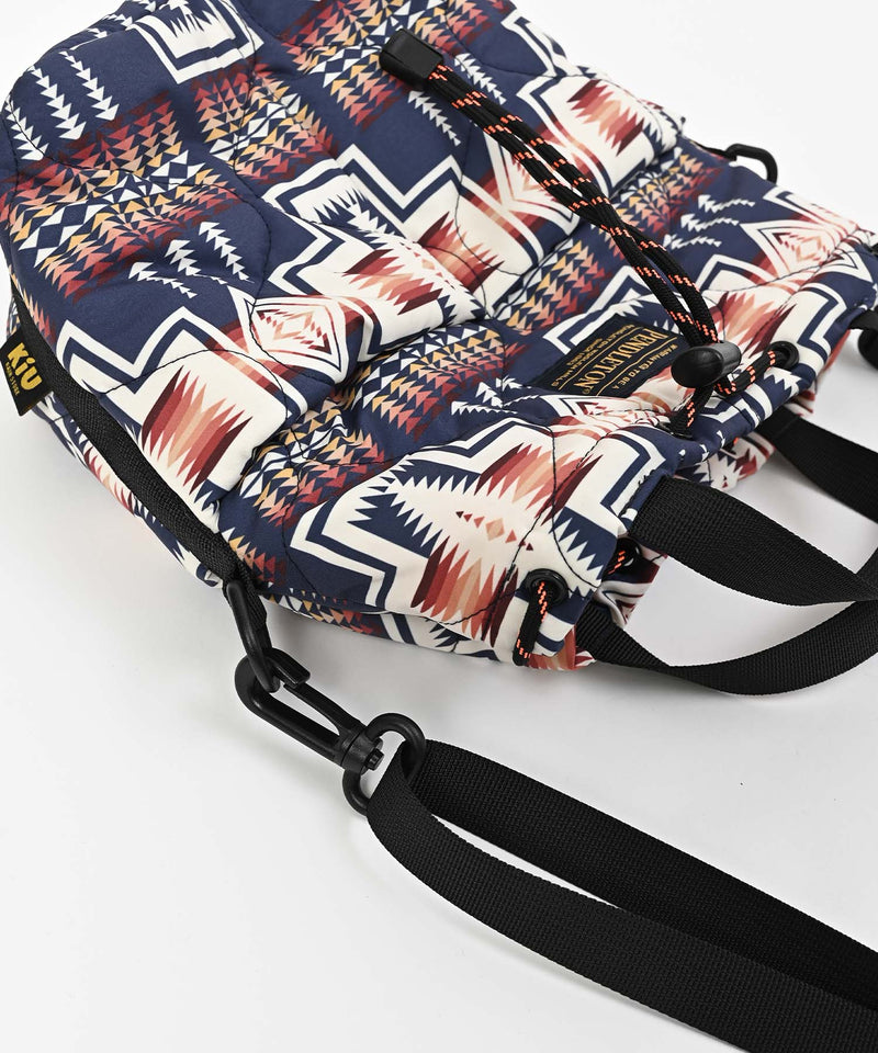 Pendleton_Padded drawstring tote bag S008
