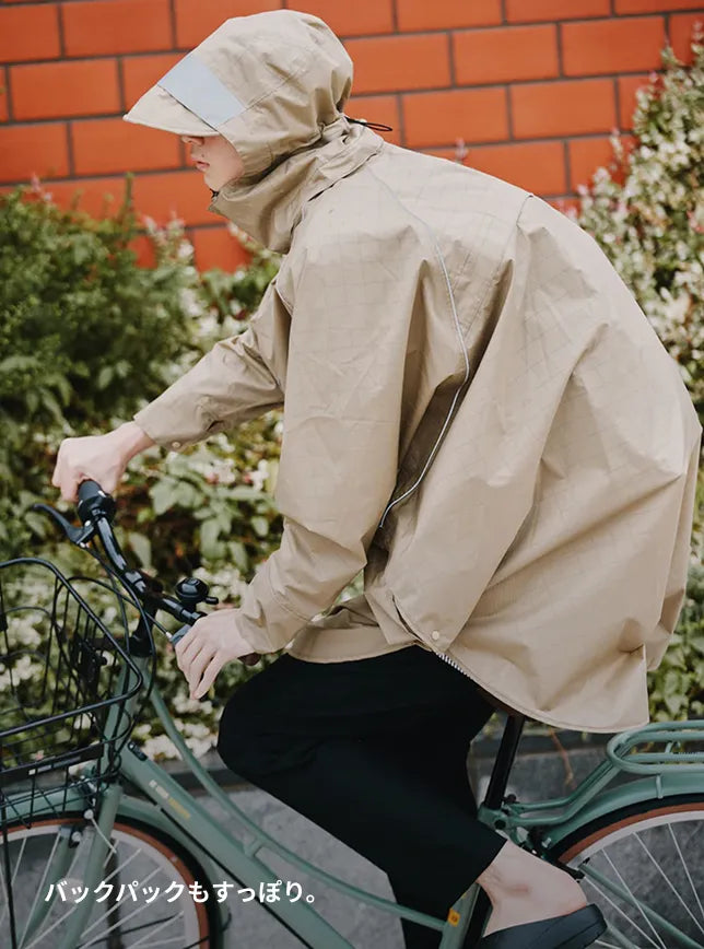 バックパックもすっぽり。