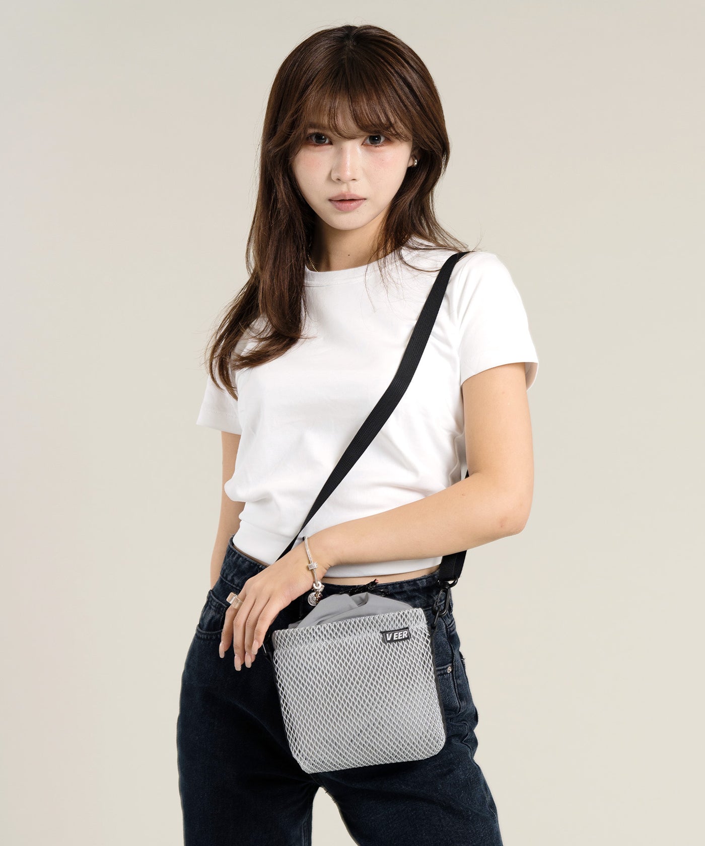 Full reflector mesh shoulder bag VK012 [VEER] – KiU公式オンライン
