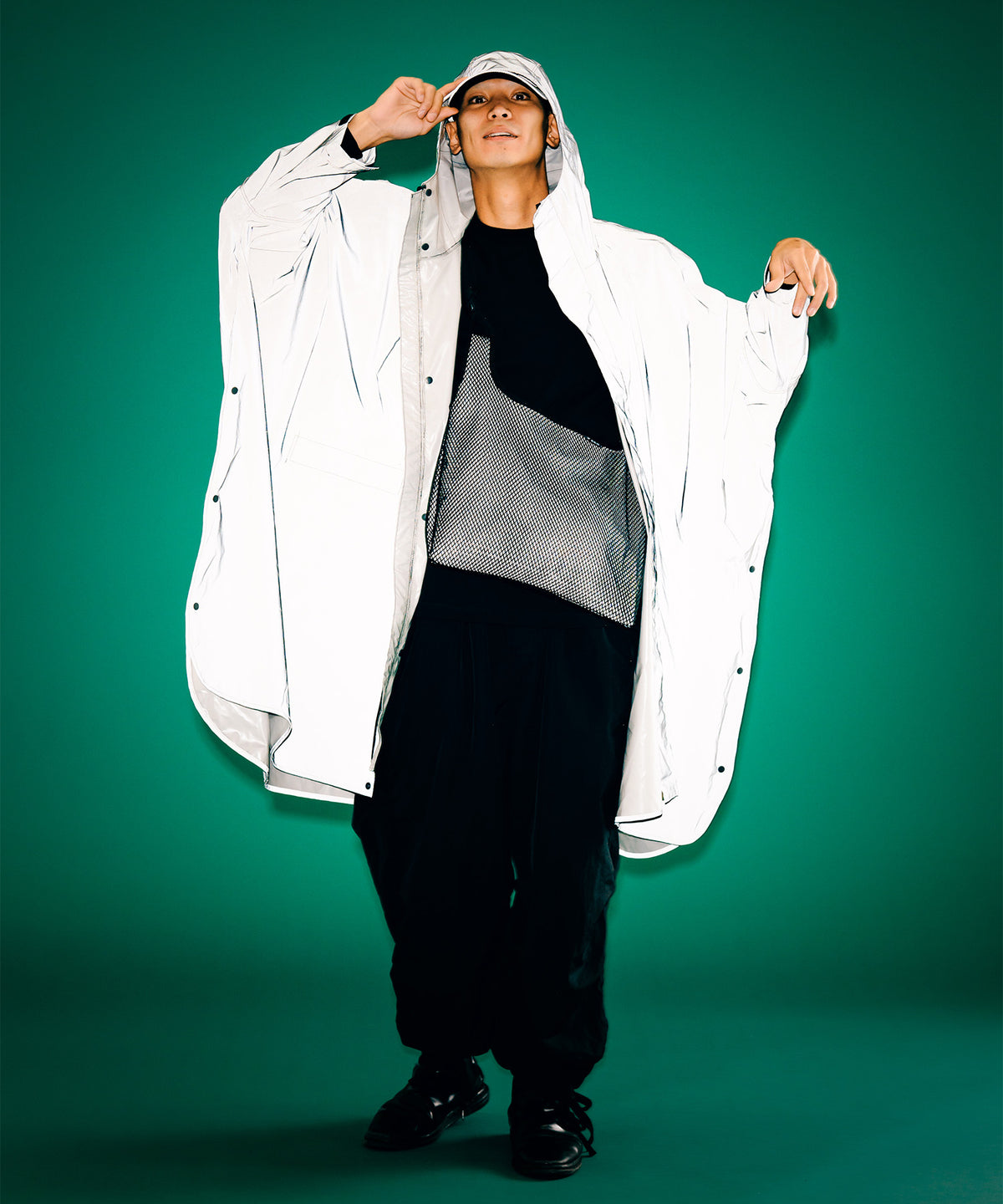 Wet Weather Poncho フリーサイズ キューベンファイバー日本製 Amazon.co.jp: KiU Rain Poncho, Daily RAIN Poncho Wpc, Rain